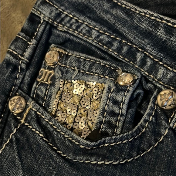 Miss Me Blue Boot Cut Jeans with‎ Vintage Appeal - Picture 2 of 16